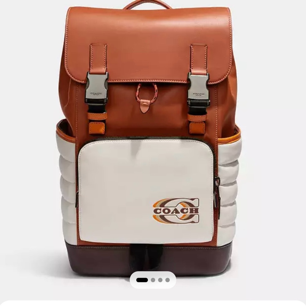 Coach Backpack with Coach stamp